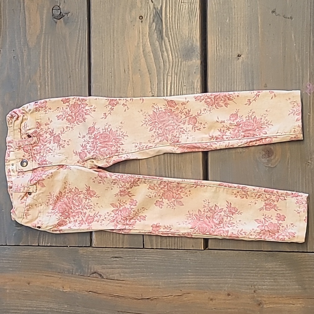 Joe's Jeans Floral Vintage Soft Denim Pants